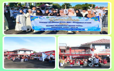 Semarak Pawai Ta’aruf MAN 1 Bengkulu Utara Menyambut Ramadhan 1446 H