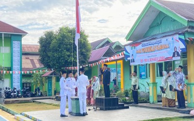 Upacara Hardiknas di MAN 1 Bengkulu Utara Momentum Meningkatkan Silahturahmi